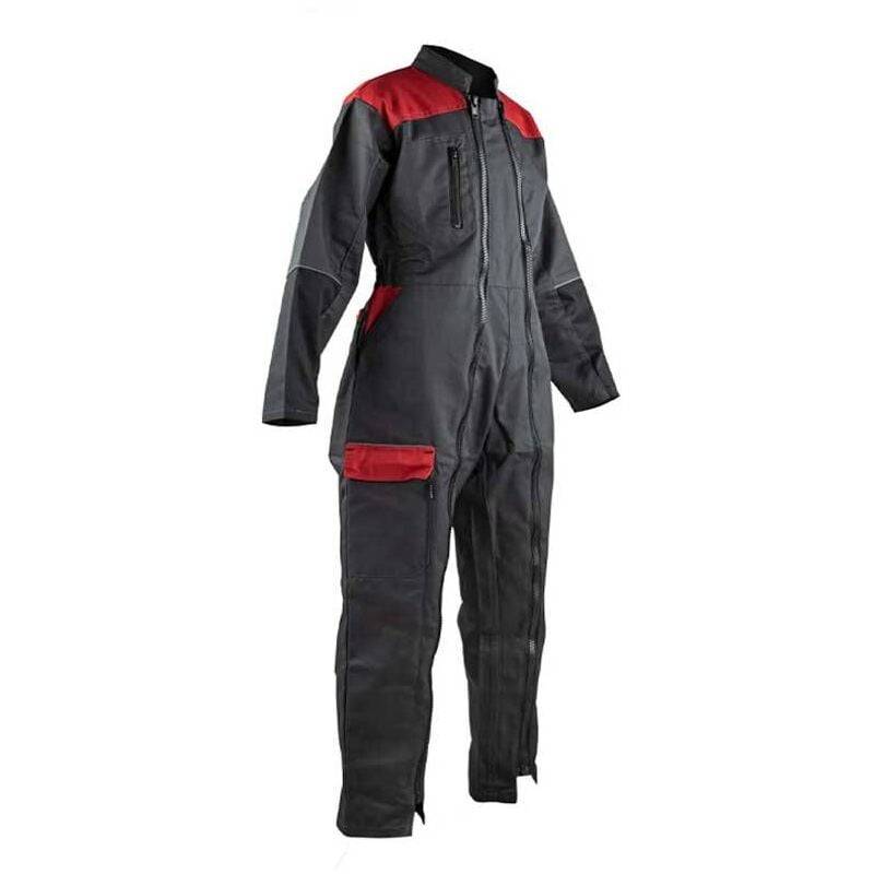 Combinaison de travail enfant polyester gris et rouge L.420.0 cm L.350.0 cm H.20.0 cm - Lma - Image 2