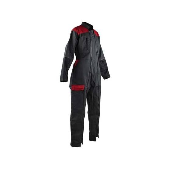 Combi de trvl enfant tricolore coton/polyester gris/rouge/noir L.350.0 cm l.24.0 cm H.420.0 cm - Lma