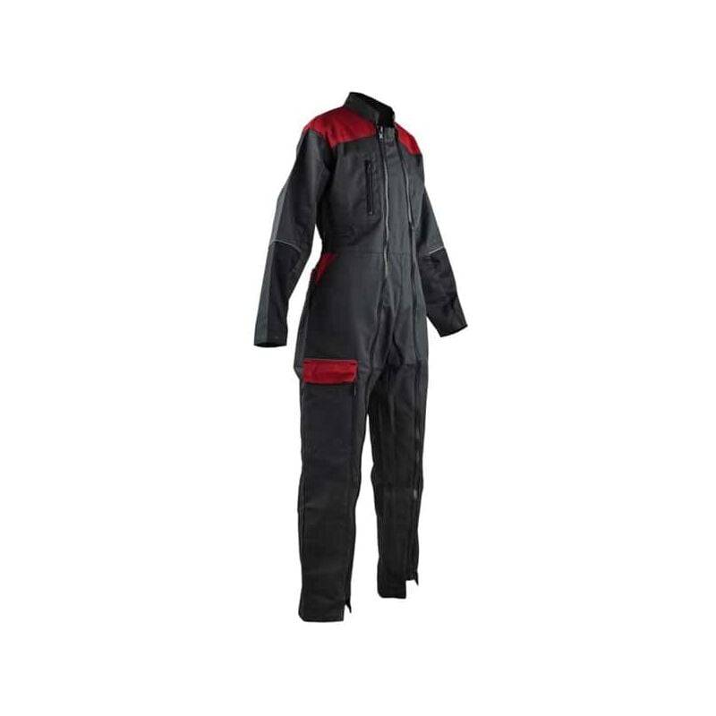 Combi de trvl enfant tricolore coton/polyester gris/rouge/noir L.350.0 cm l.24.0 cm H.420.0 cm - Lma