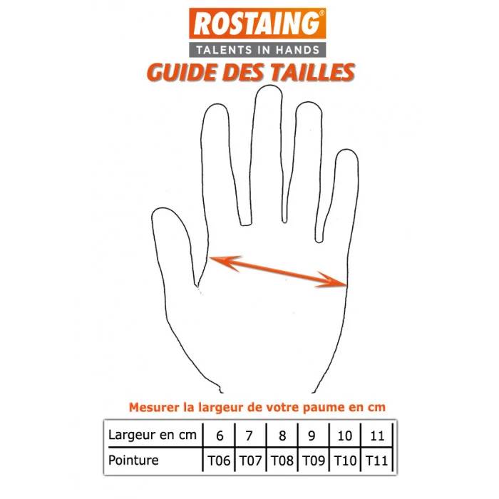 Rostaing - Gant Jardin Protection Epines - Beige & Marron CLOTURE - T8 - Image 4