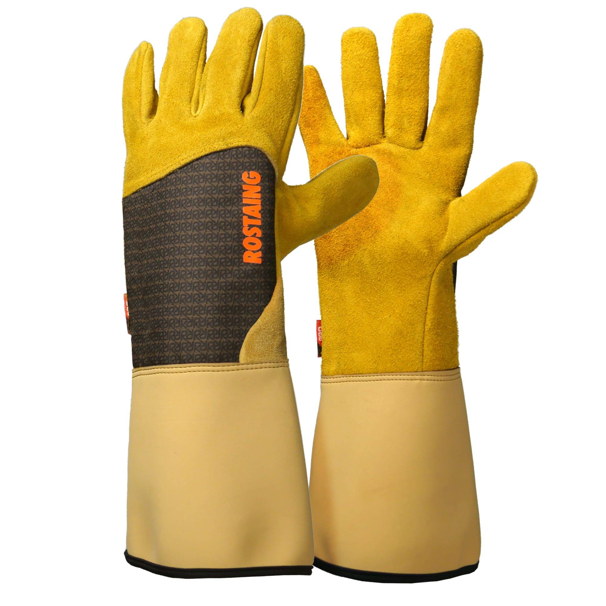 Rostaing - Gants épines et ronces en cuir beige RONCIER-ROSTAING-Taille 11 - Image 1