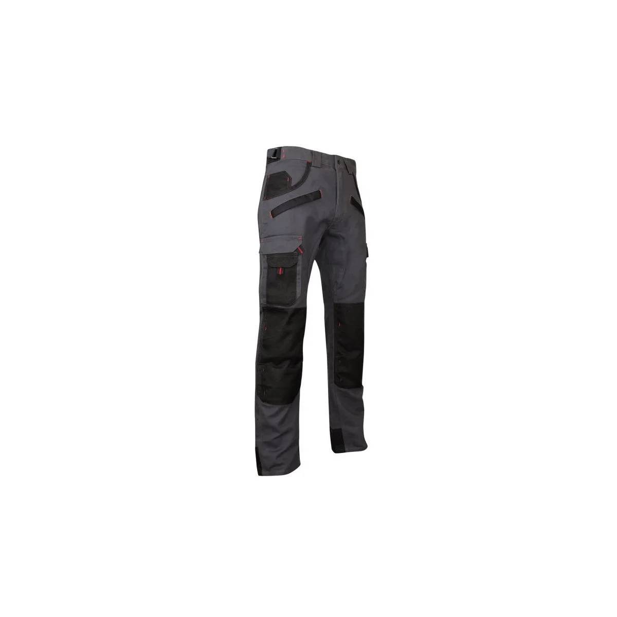 Pantalon de travail coton polyester Gris Nuit Noir T36 - LMA - Image 2
