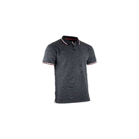 Polo de travail maille piquée L.450.0 cm l.320.0 cm H.20.0 cm gris foncé - Lma