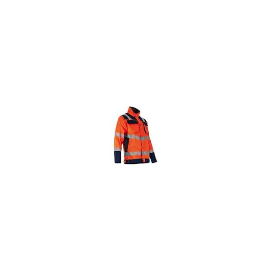 Blouson haute visibilité bicolore orange/marine taille XL LMA - Image 1