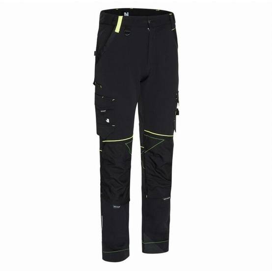 Nineworths - Pantalon de travail Sacha noir/jaune fluo taille 40 - Nine Worths - Image 5