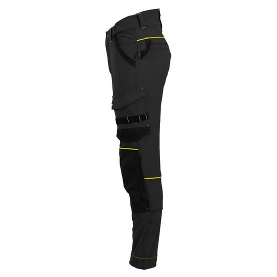Nineworths - Pantalon de travail Sacha noir/jaune fluo taille 40 - Nine Worths - Image 7