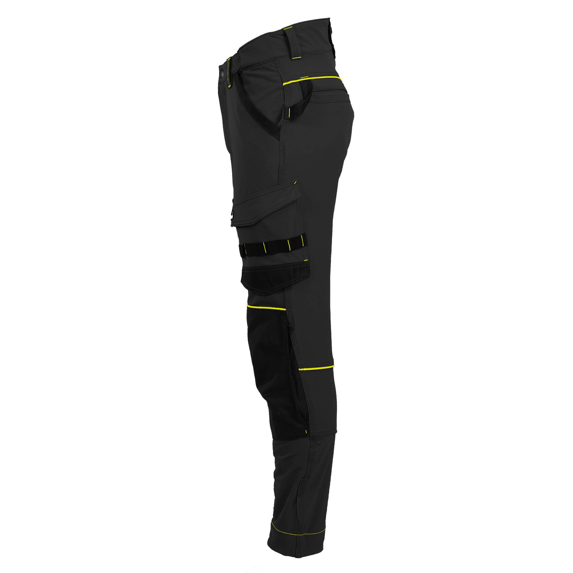 Nineworths - Pantalon de travail Sacha noir/jaune fluo taille 40 - Nine Worths - Image 7