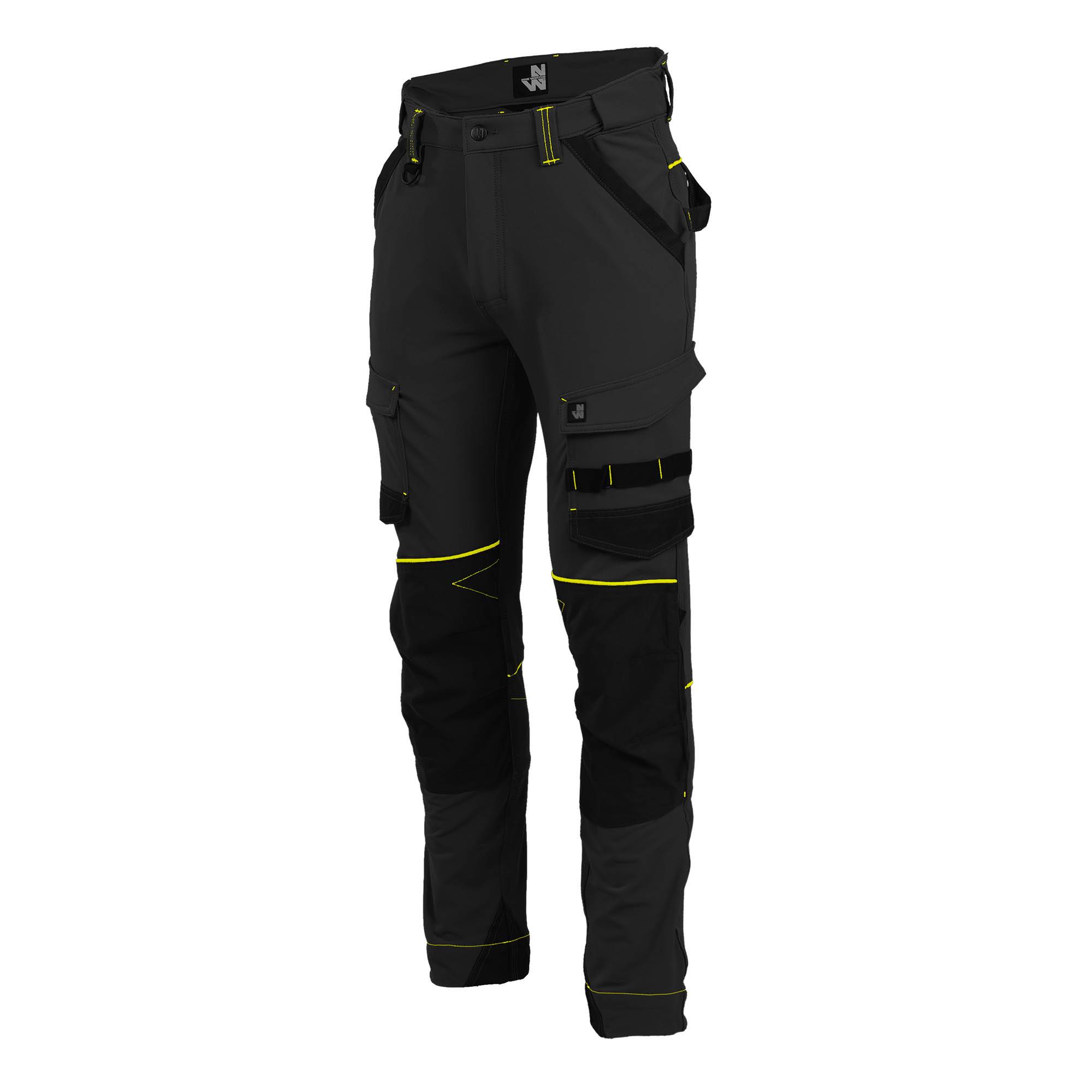 Nineworths - Pantalon de travail Sacha noir/jaune fluo taille 40 - Nine Worths - Image 6