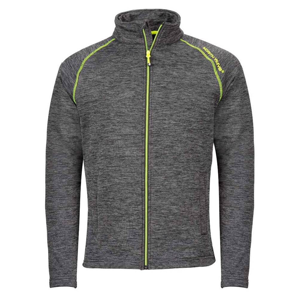 Nineworths - Gilet de travail Lenny gris chine/jaune fluo taille L - Nine Worths - Image 6
