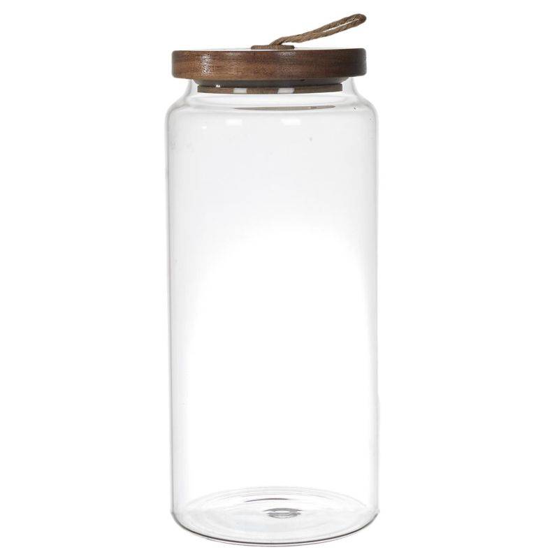 Bocal Acacia 1,45 L Transparent D 10 cm H 22 cm - CMP IBERICA - Image 1