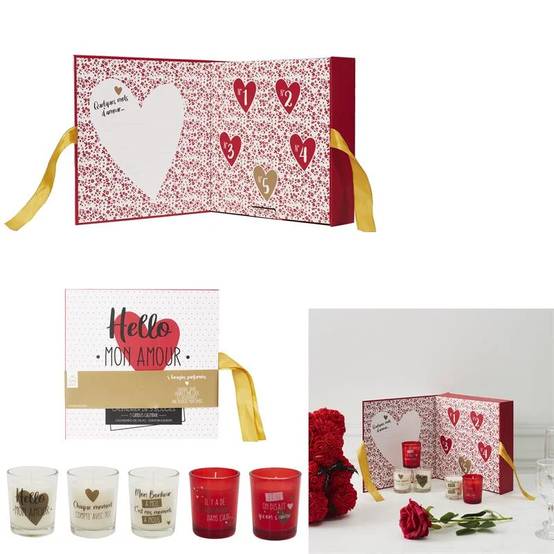 Bougie Parfumée Calendrier Amour Paraffine - - Image 5