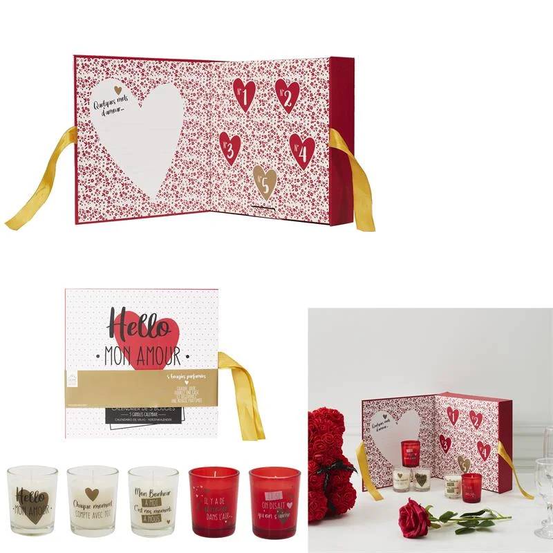 Bougie Parfumée Calendrier Amour Paraffine - - Image 5