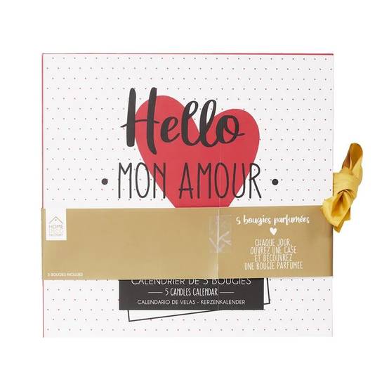 Bougie Parfumée Calendrier Amour Paraffine - - Image 4
