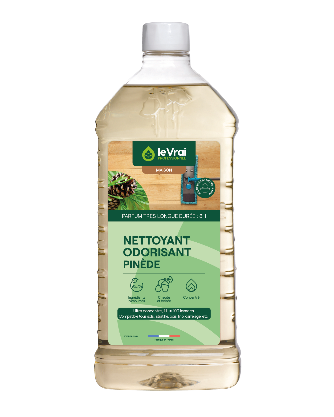 Le Vrai Professionnel - Nettoyant Odorisant Pinède 1L - Le Vrai Professionnel