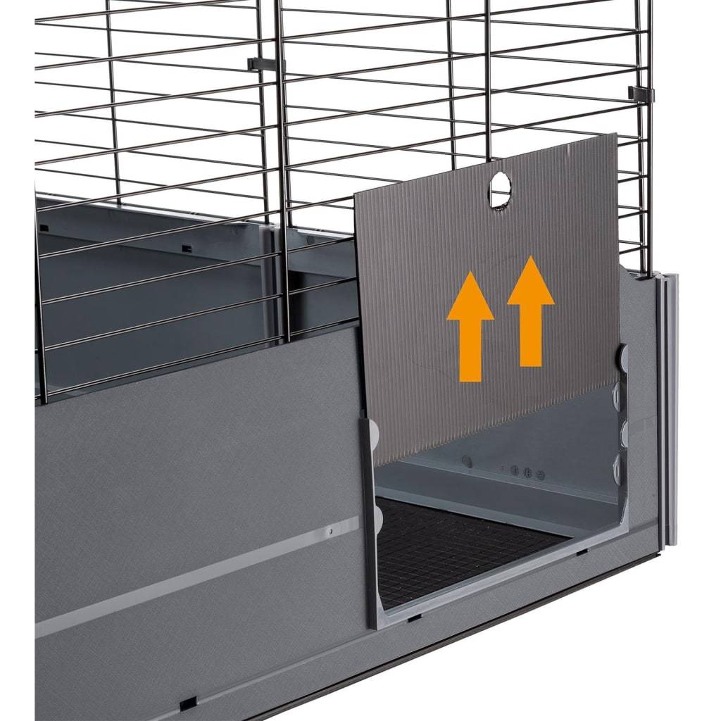 Ferplast - Cage Multipla lapins Métal Noir 107,5 x 72 x 50 cm - FERPLAST - Image 4