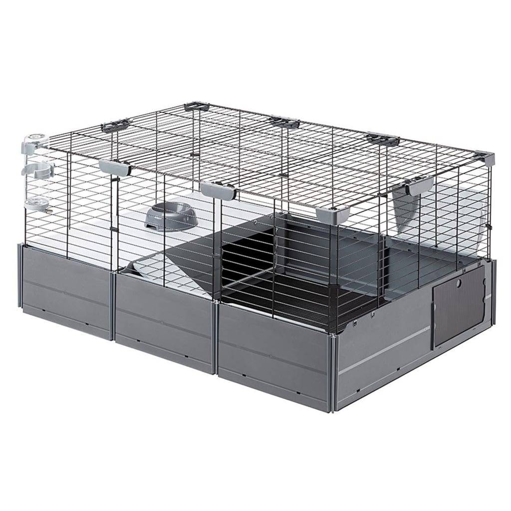 Ferplast - Cage Multipla lapins Métal Noir 107,5 x 72 x 50 cm - FERPLAST - Image 5