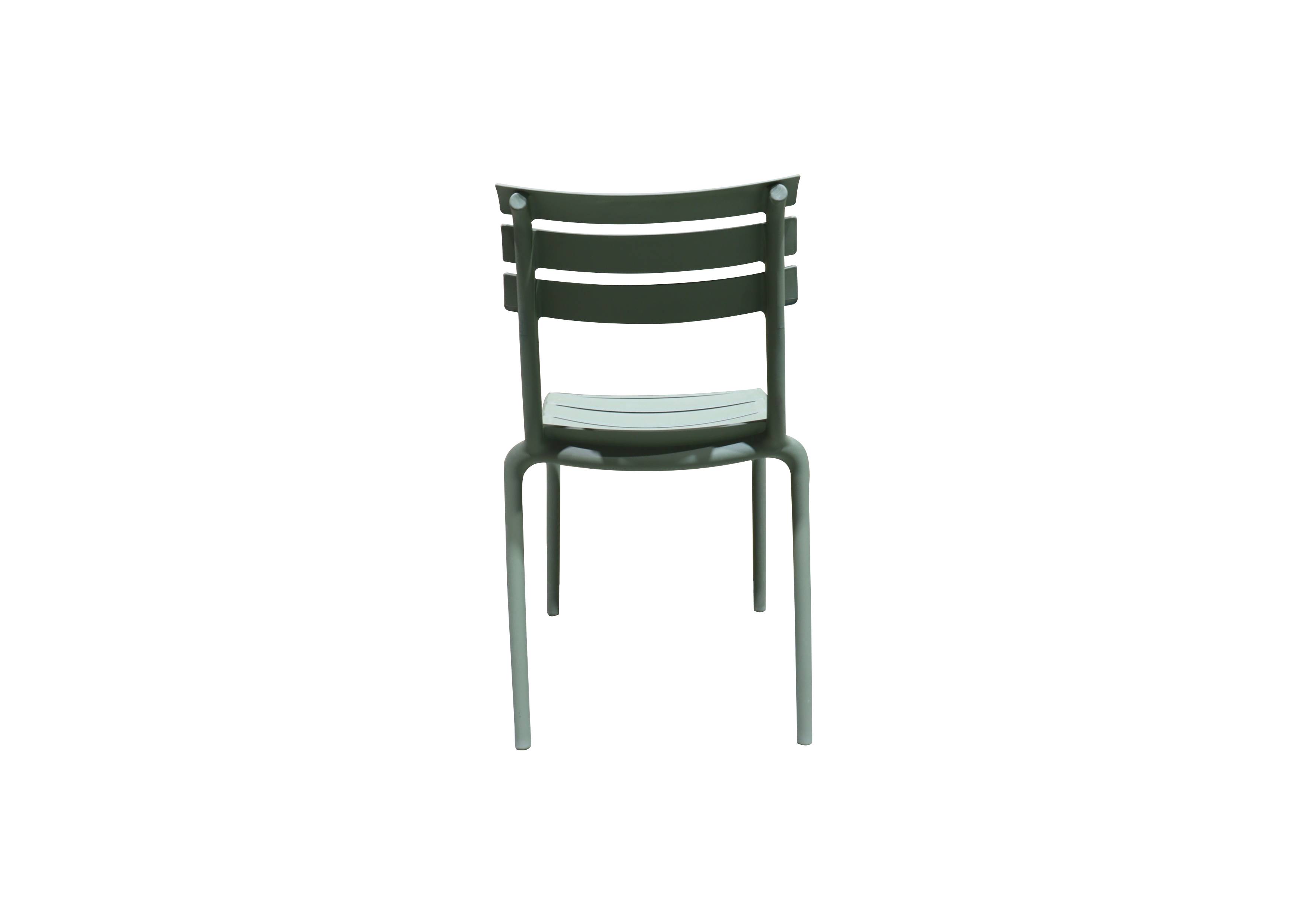 Ecloz - Chaise de jardin résine kaki Effie ECLOZ - Image 3