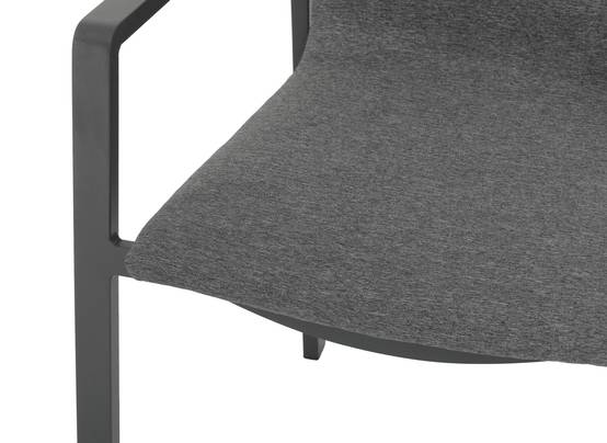 Ecloz - Fauteuil de jardin alu jersey anthracite Enok ECLOZ - Image 2