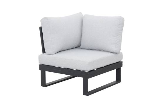Ecloz - Salon de jardin aluminium anthracite 6 personnes Engy ECLOZ - Image 2