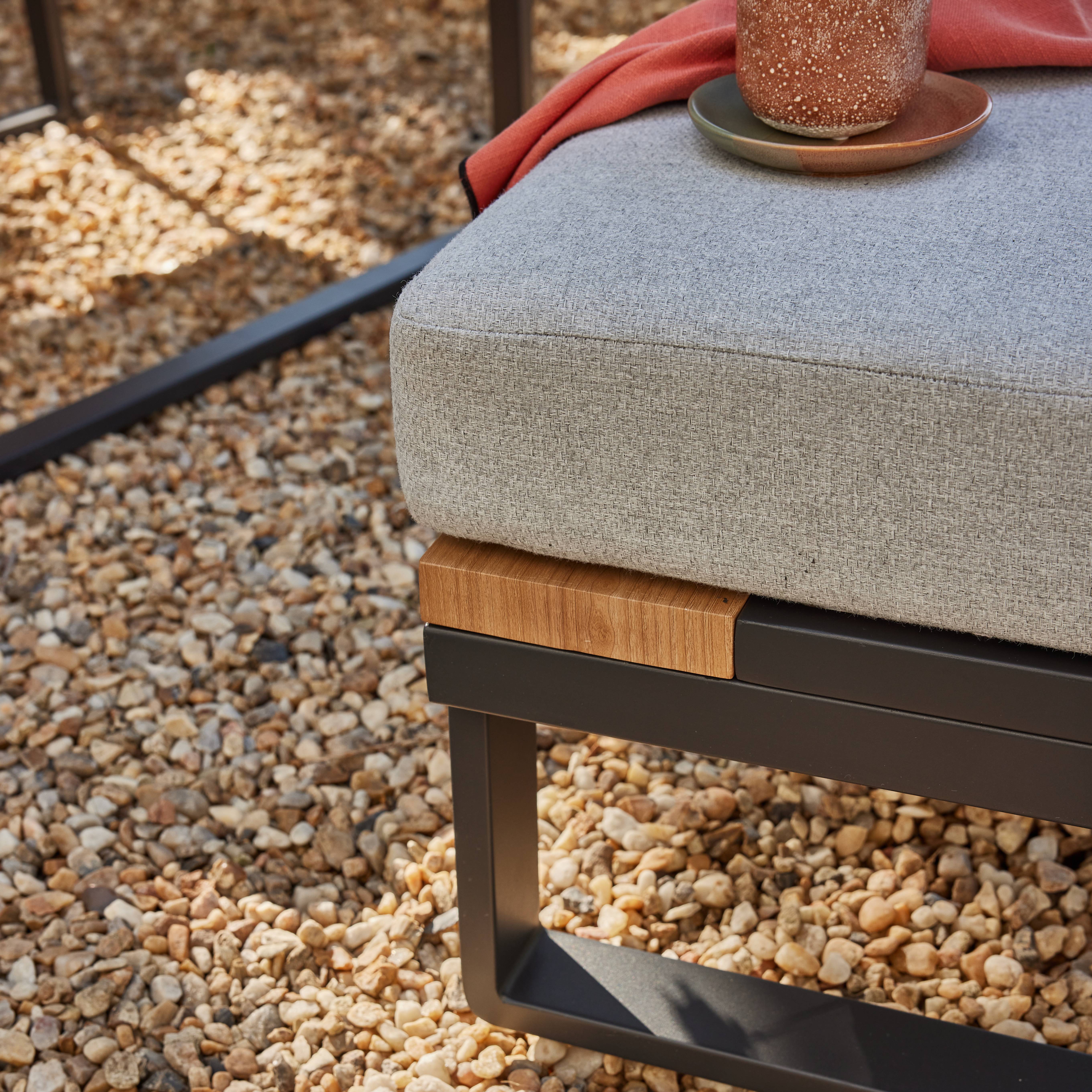 Ecloz - Salon de jardin aluminium anthracite 6 personnes Engy ECLOZ - Image 11