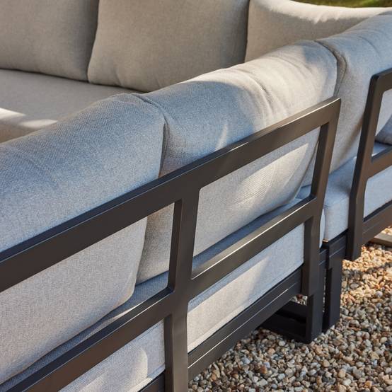 Ecloz - Salon de jardin aluminium anthracite 6 personnes Engy ECLOZ - Image 12