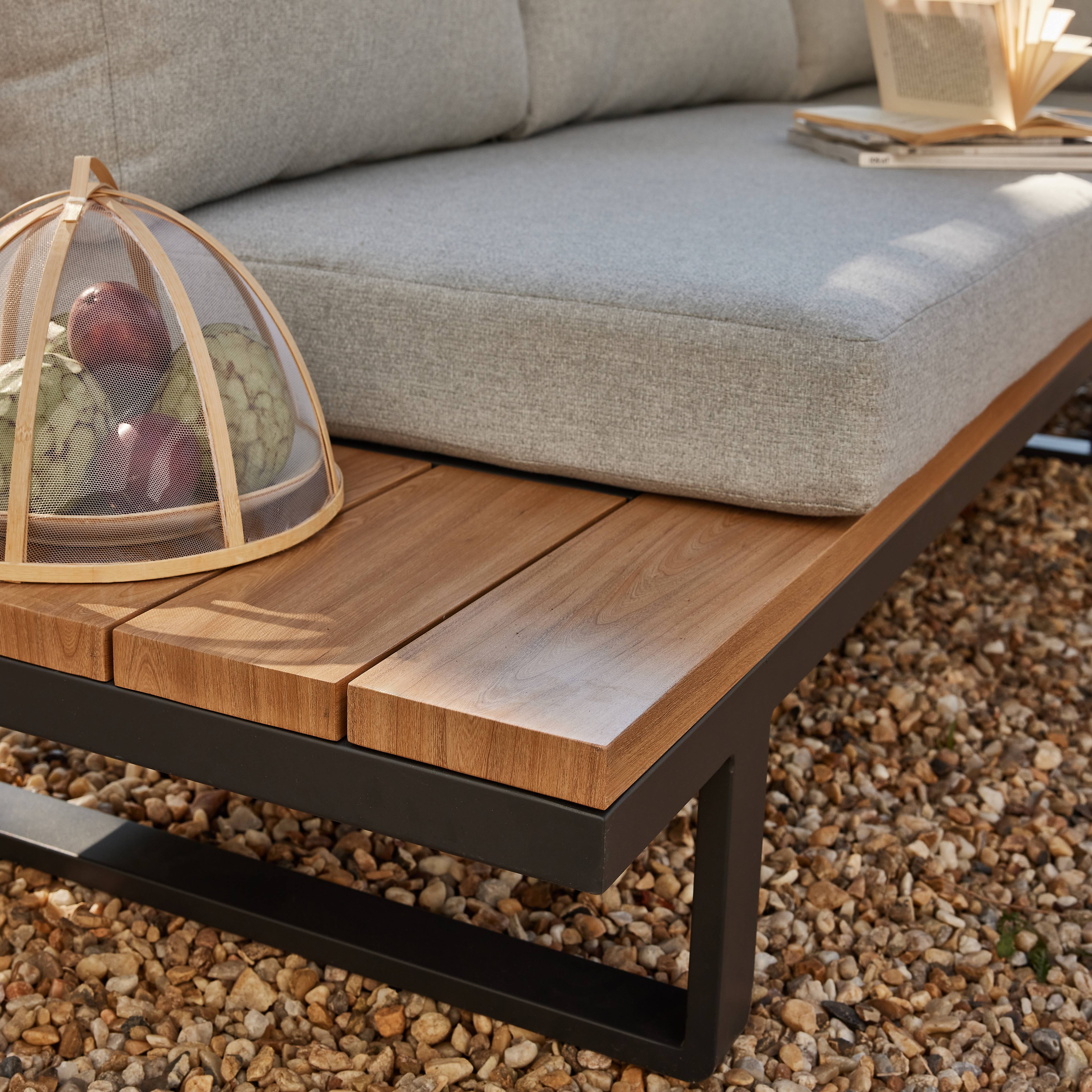 Ecloz - Salon de jardin aluminium anthracite 6 personnes Engy ECLOZ - Image 10