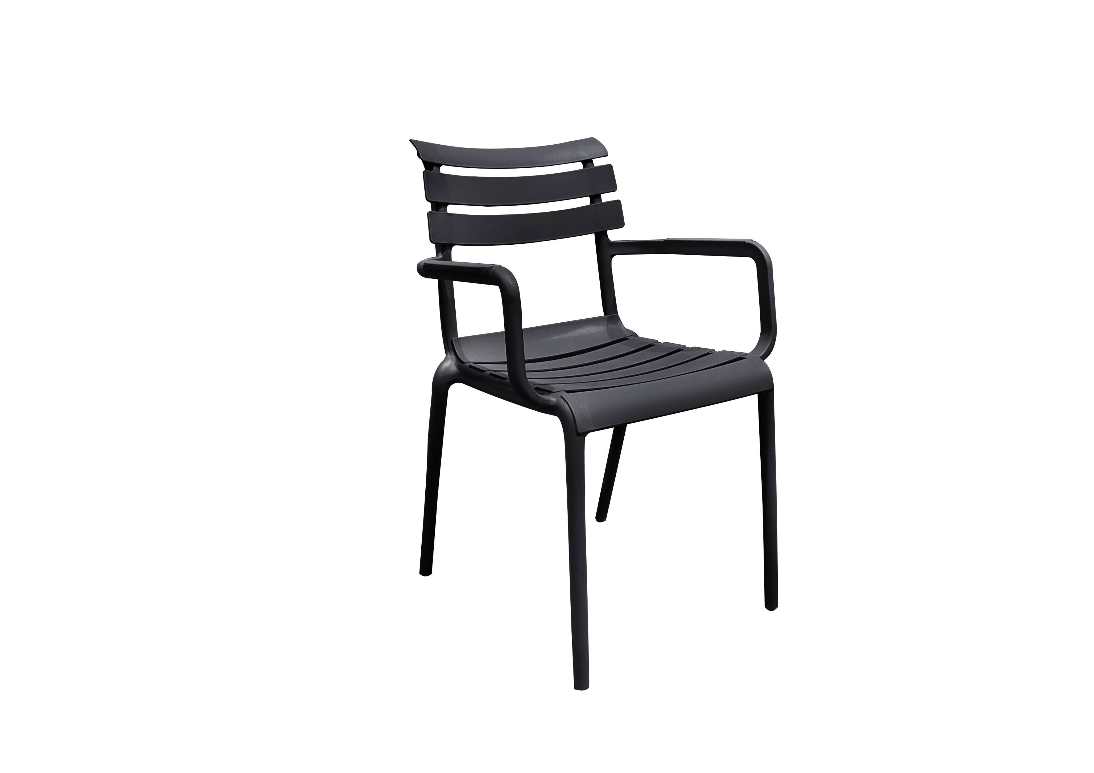 Ecloz - Fauteuil de jardin résine noir Effie ECLOZ - Image 1
