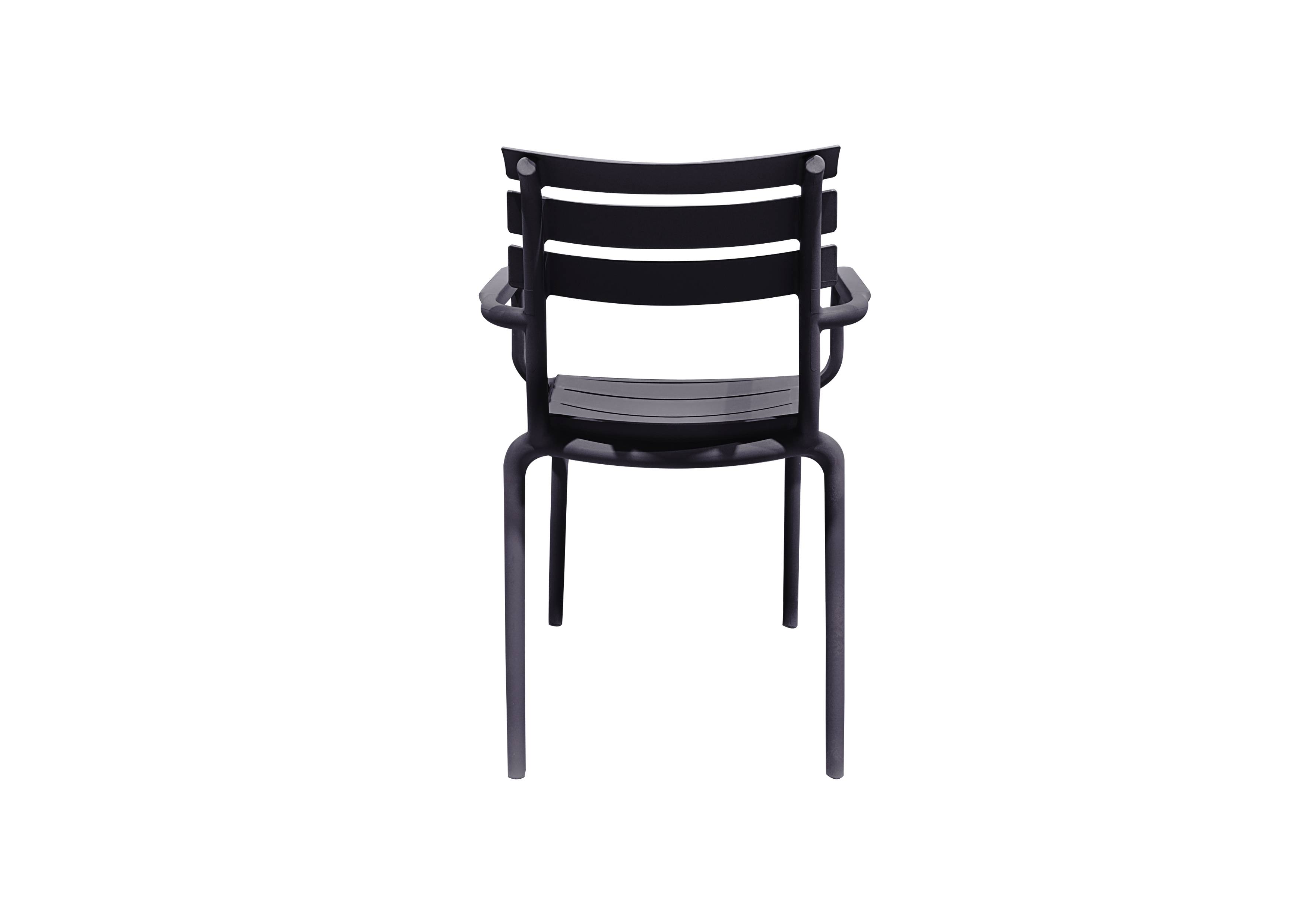 Ecloz - Fauteuil de jardin résine noir Effie ECLOZ - Image 2