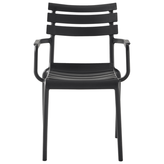 Ecloz - Fauteuil de jardin résine noir Effie ECLOZ - Image 3