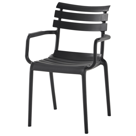 Ecloz - Fauteuil de jardin résine noir Effie ECLOZ - Image 5