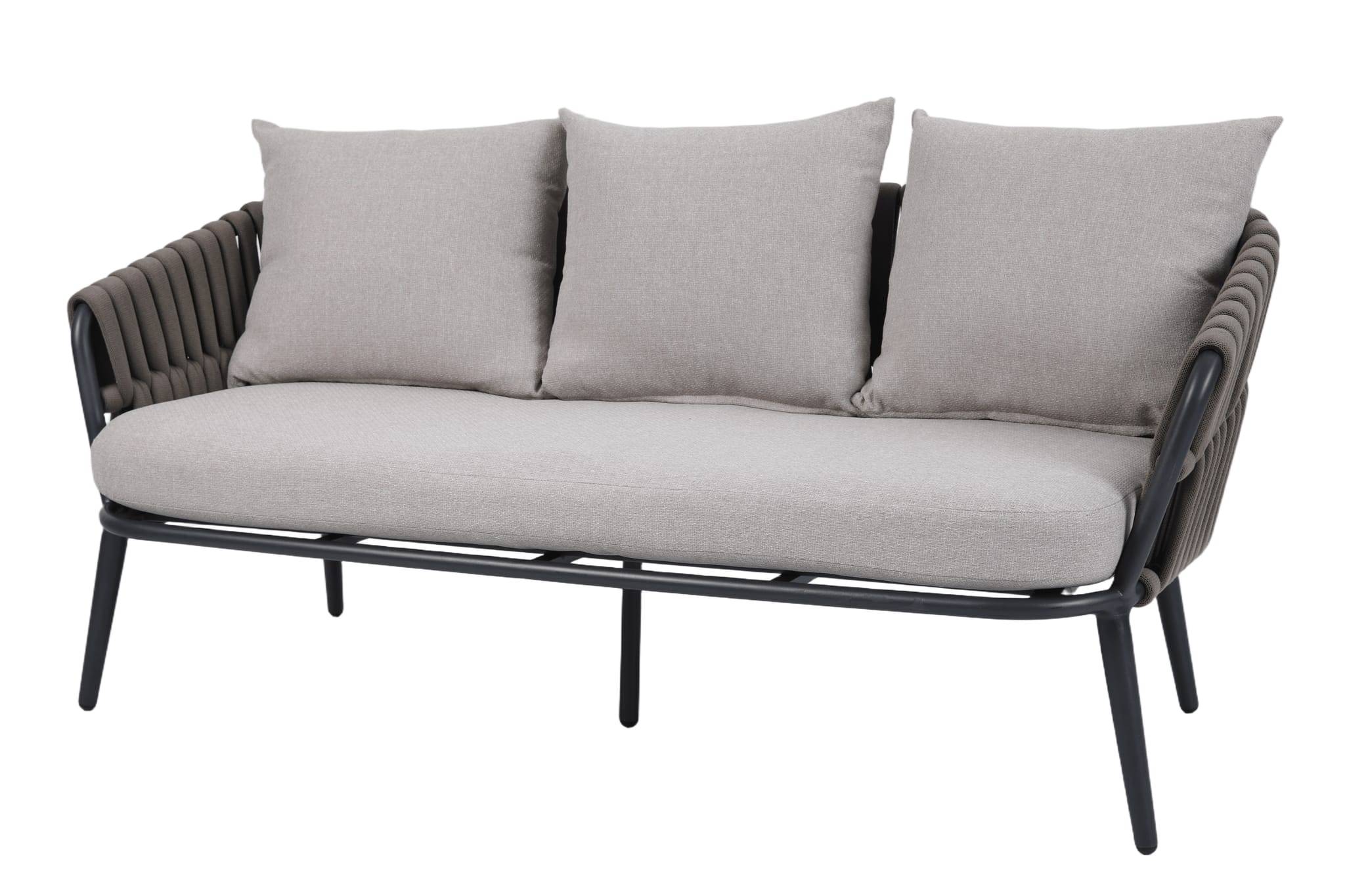 Ecloz - Salon de jardin aluminium gris 5 personnes Elisabeth ECLOZ - Image 9