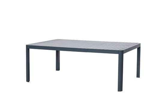 Ecloz - Table de jardin carrée extensible alu anthracite 6/8 personnes Eno - ECLOZ - Image 7