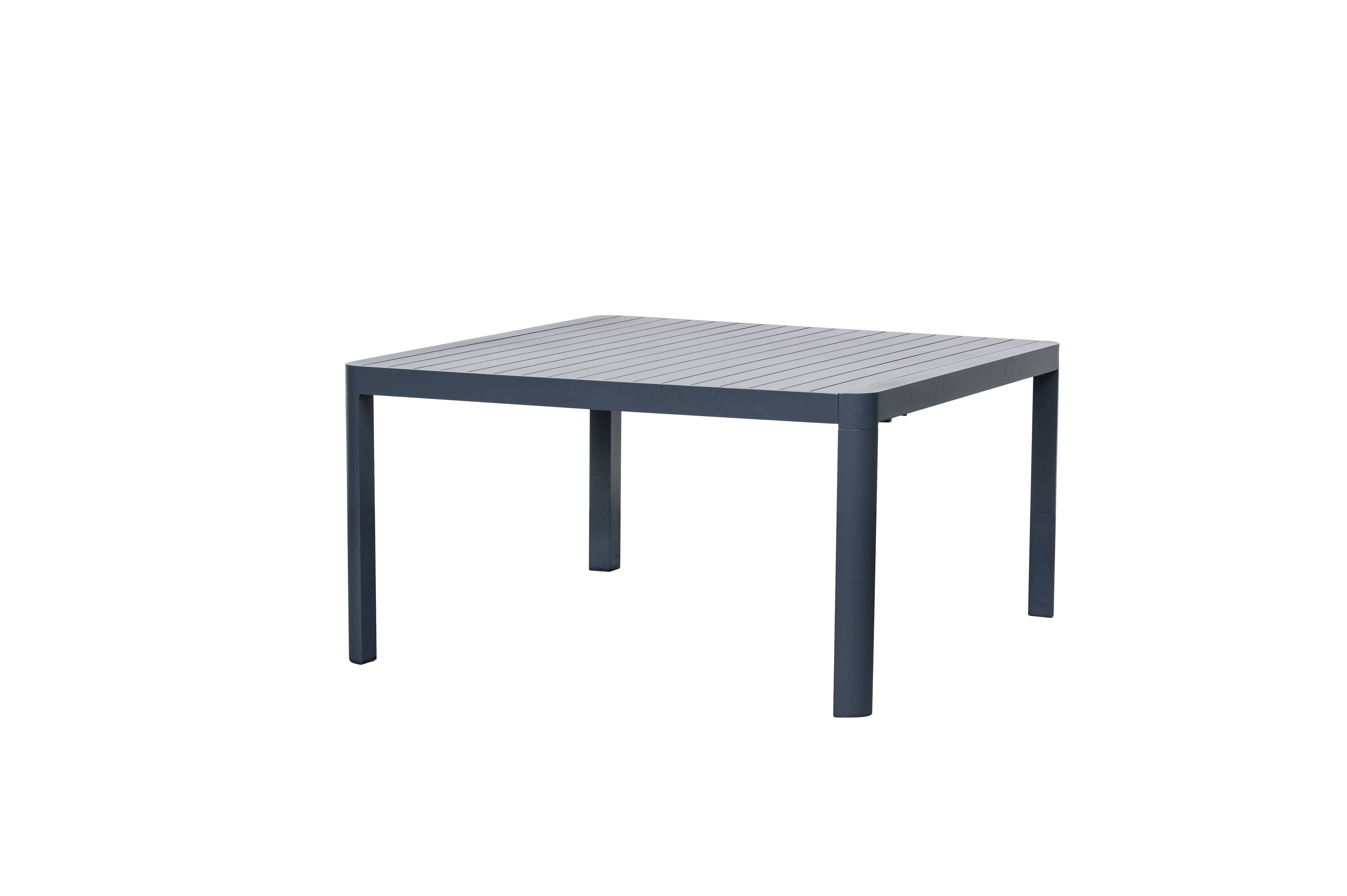 Ecloz - Table de jardin carrée extensible alu anthracite 6/8 personnes Eno - ECLOZ - Image 4