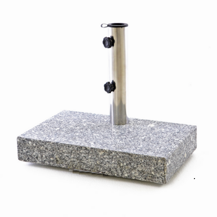 Ecloz - Pied de parasol demi-parasol 25kg granite ECLOZ