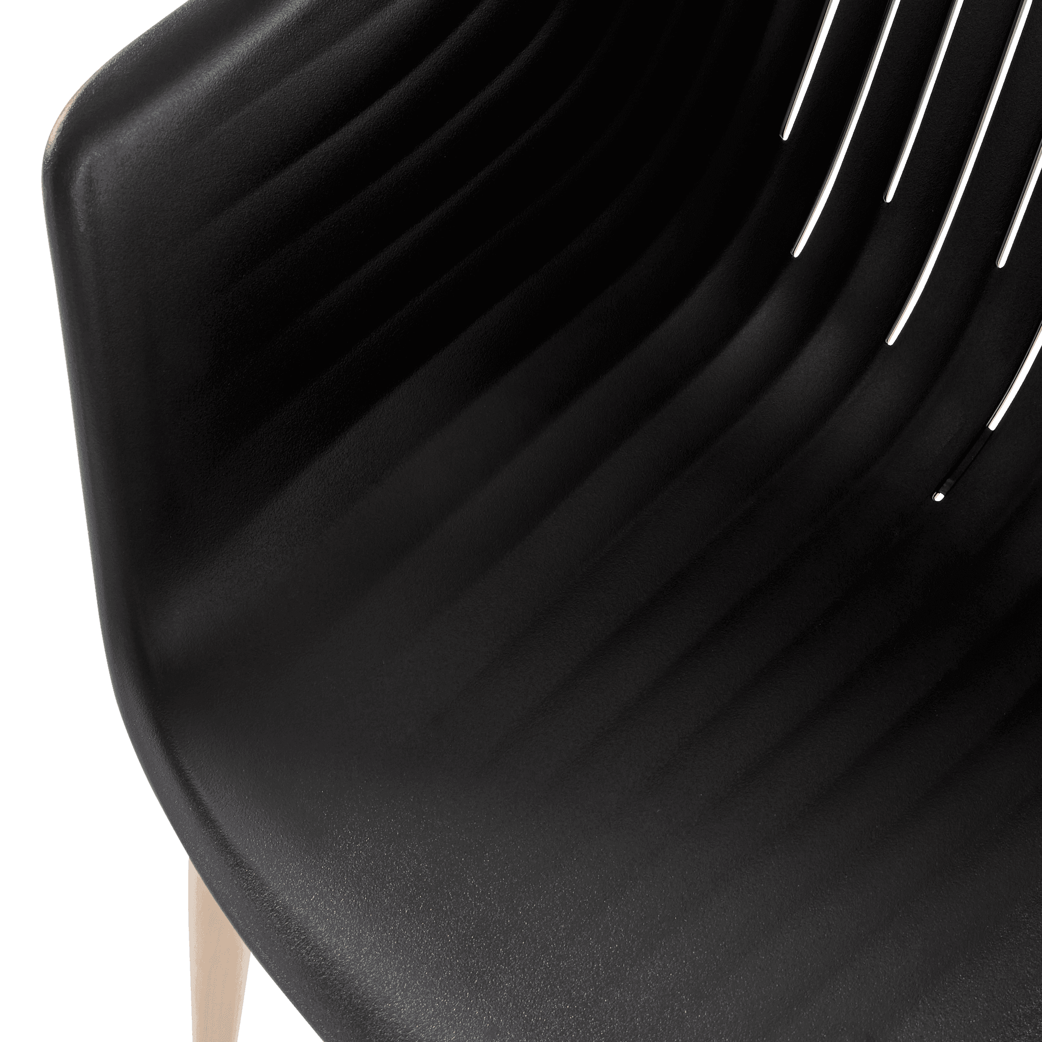 Ecloz - Fauteuil de jardin résine anthracite Coque ECLOZ - Image 6