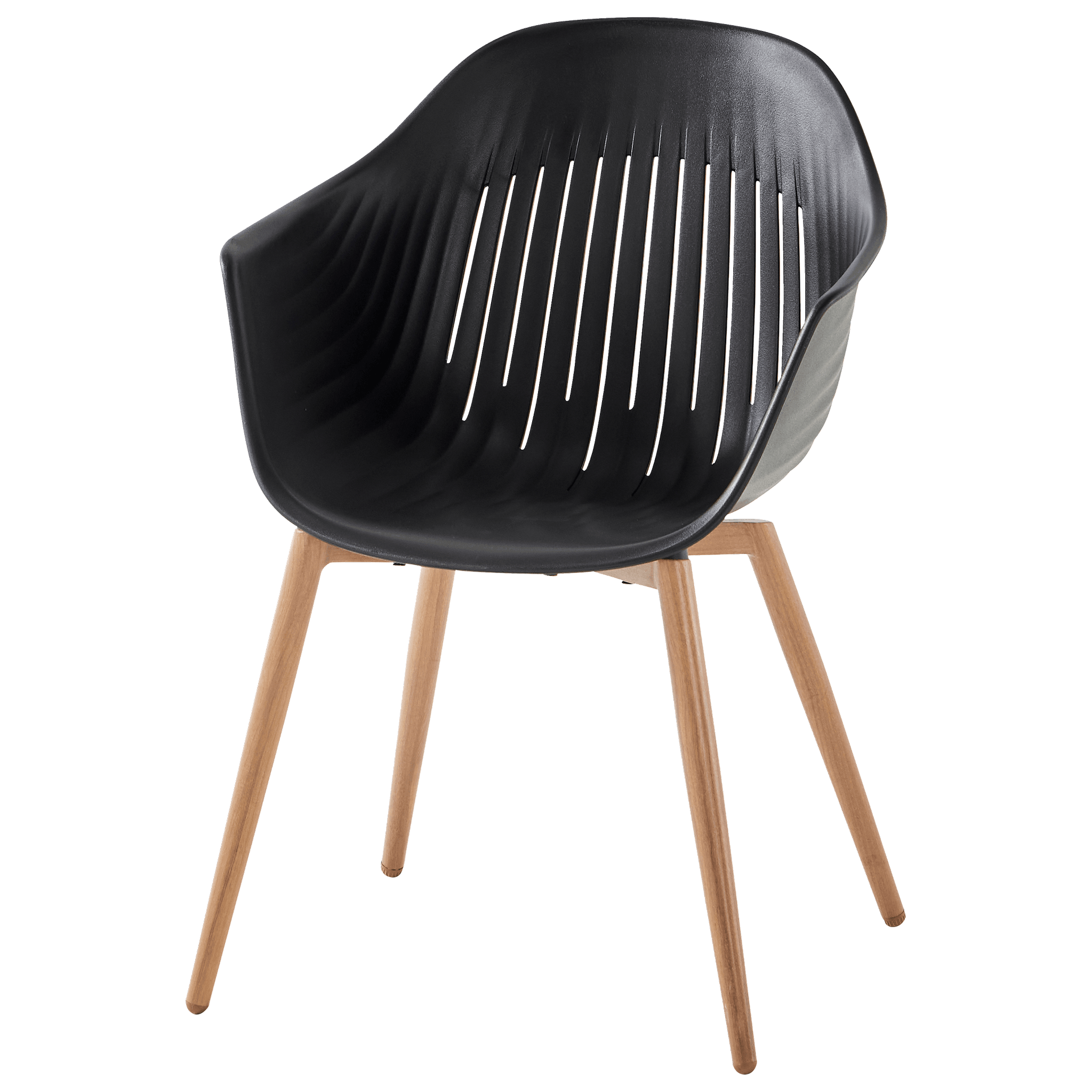 Ecloz - Fauteuil de jardin résine anthracite Coque ECLOZ - Image 5