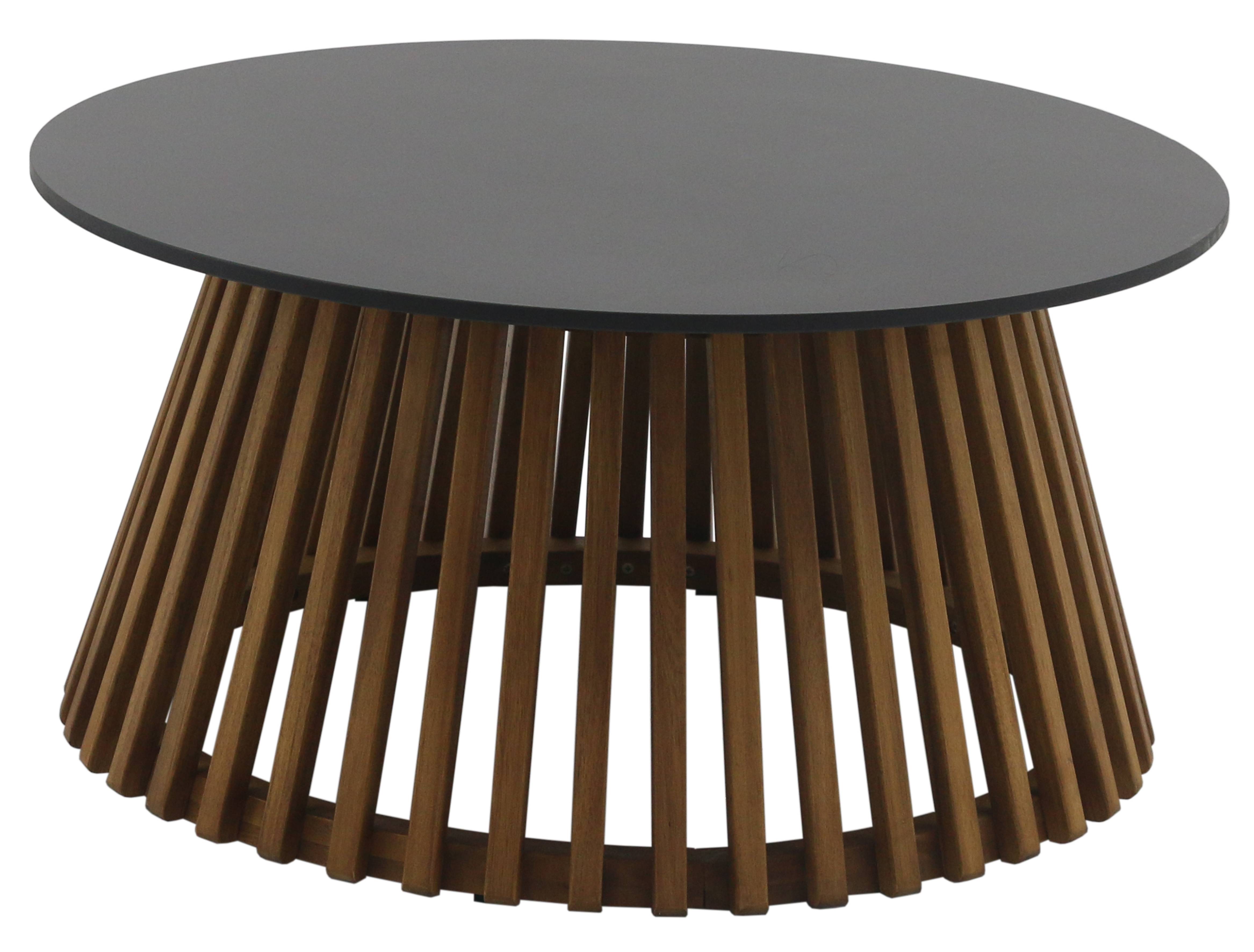 Ecloz - Table basse de jardin acieer résine noir Elia - ECLOZ