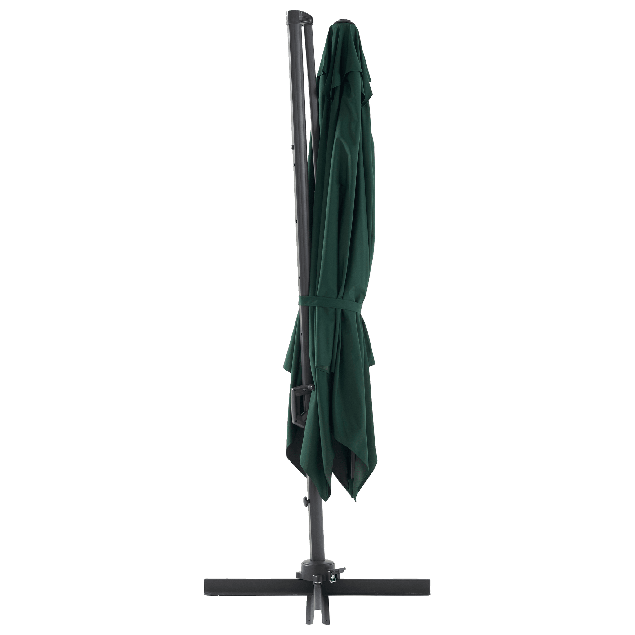 Ecloz - Parasol déport inclinable carré vert 3x3m 250g/m² Eloi ECLOZ - Image 4