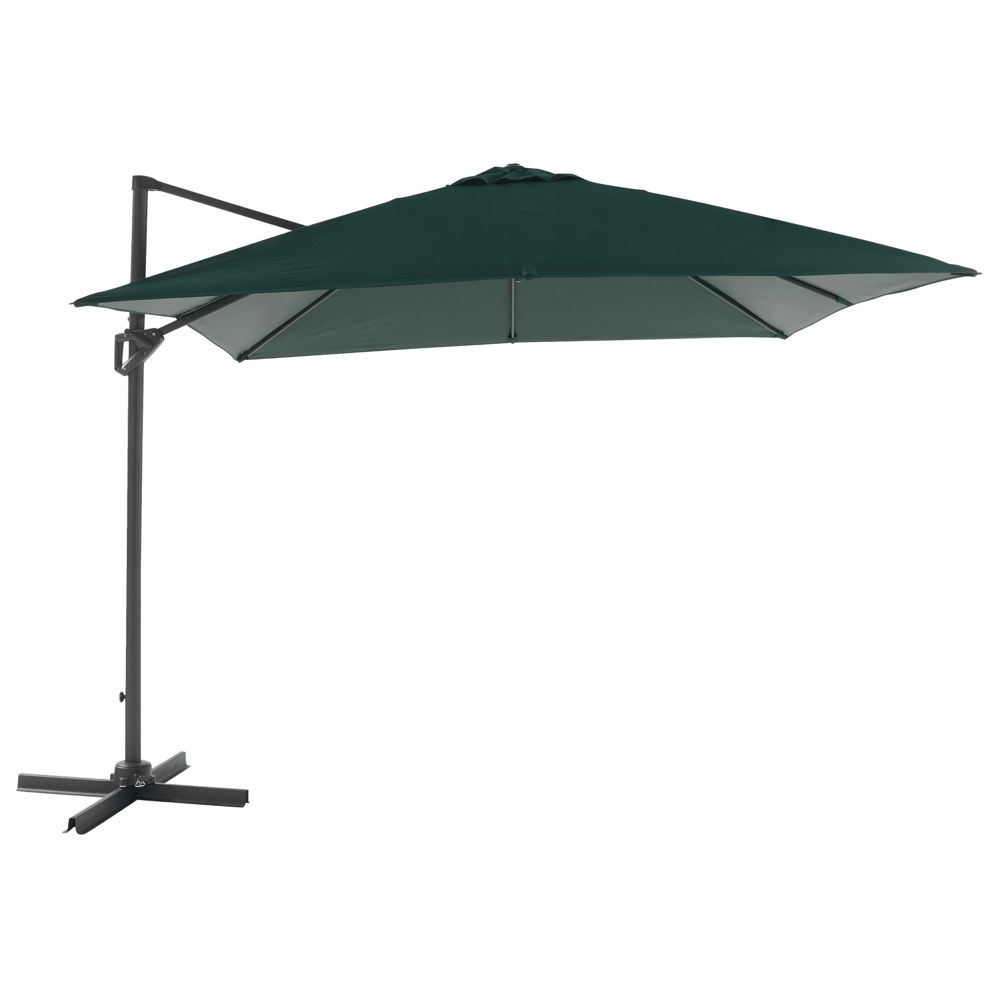 Ecloz - Parasol déport inclinable carré vert 3x3m 250g/m² Eloi ECLOZ - Image 3
