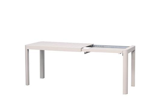 Ecloz - Table de jardin rectangulaire extensible alu sable 6/8 personnes Eneko ECLOZ - Image 2