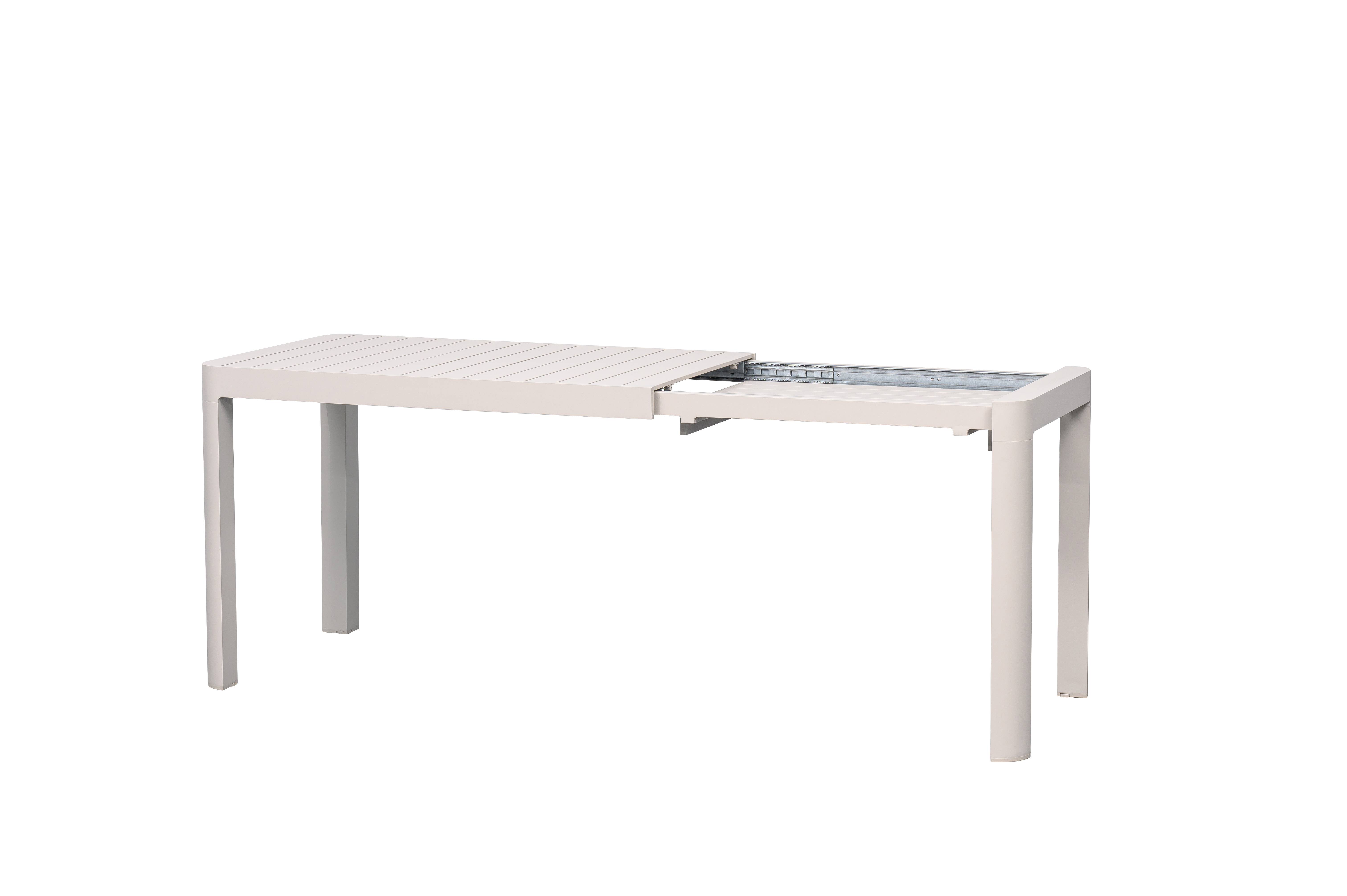 Ecloz - Table de jardin rectangulaire extensible alu sable 6/8 personnes Eneko ECLOZ - Image 2