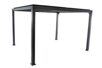 Ecloz - Pergola bioclimatique 3x3,6m aluminium anthracite ECLOZ