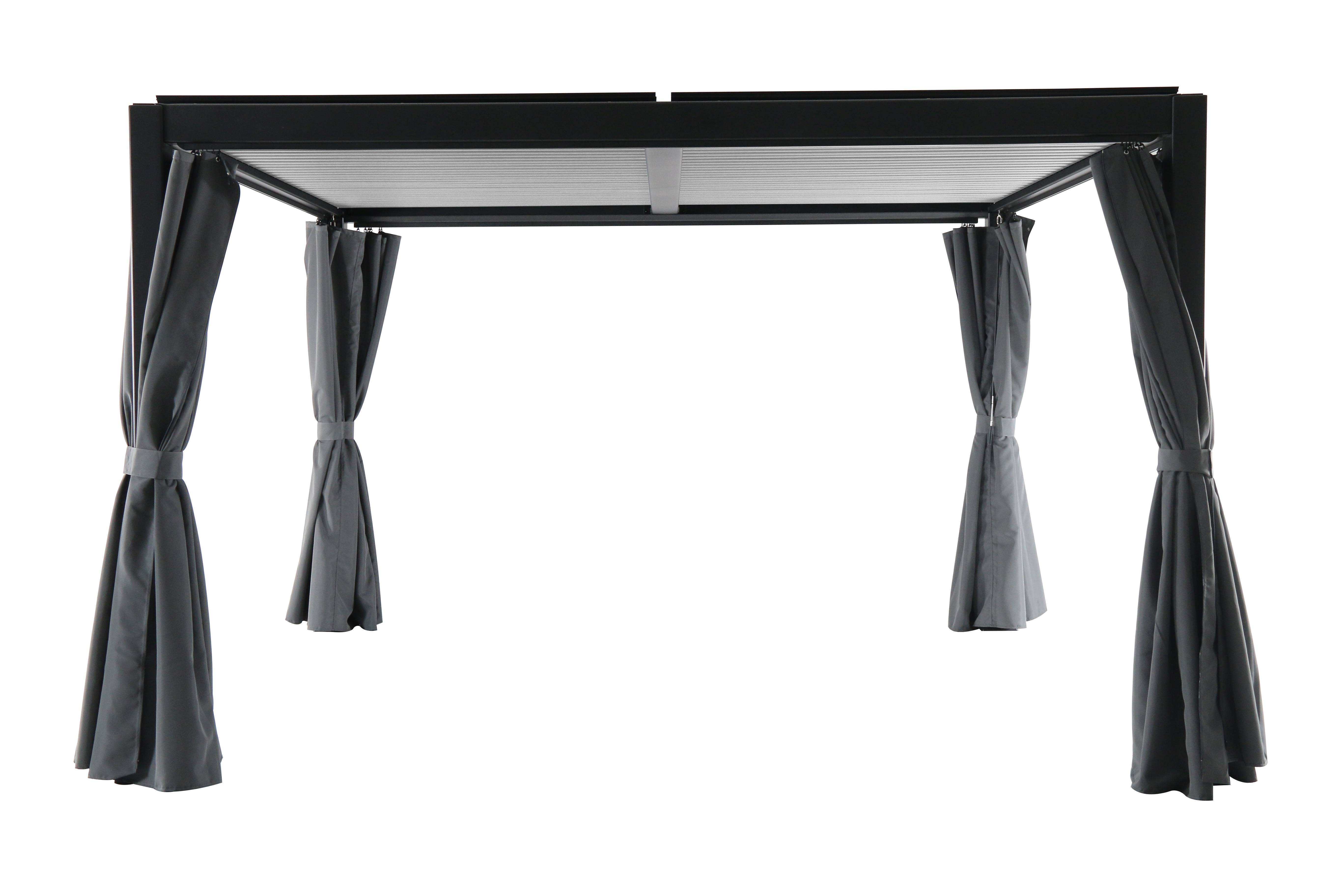 Ecloz - Pergola bioclimatique 3x3,6m aluminium anthracite ECLOZ - Image 4