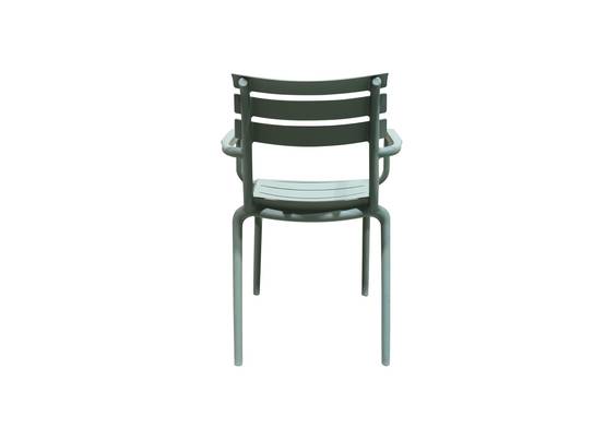 Ecloz - Fauteuil de jardin résine kaki Effie ECLOZ - Image 1