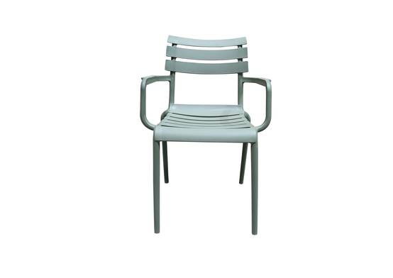 Ecloz - Fauteuil de jardin résine kaki Effie ECLOZ - Image 2