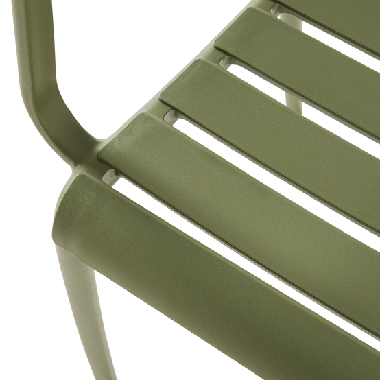 Ecloz - Fauteuil de jardin résine kaki Effie ECLOZ - Image 4