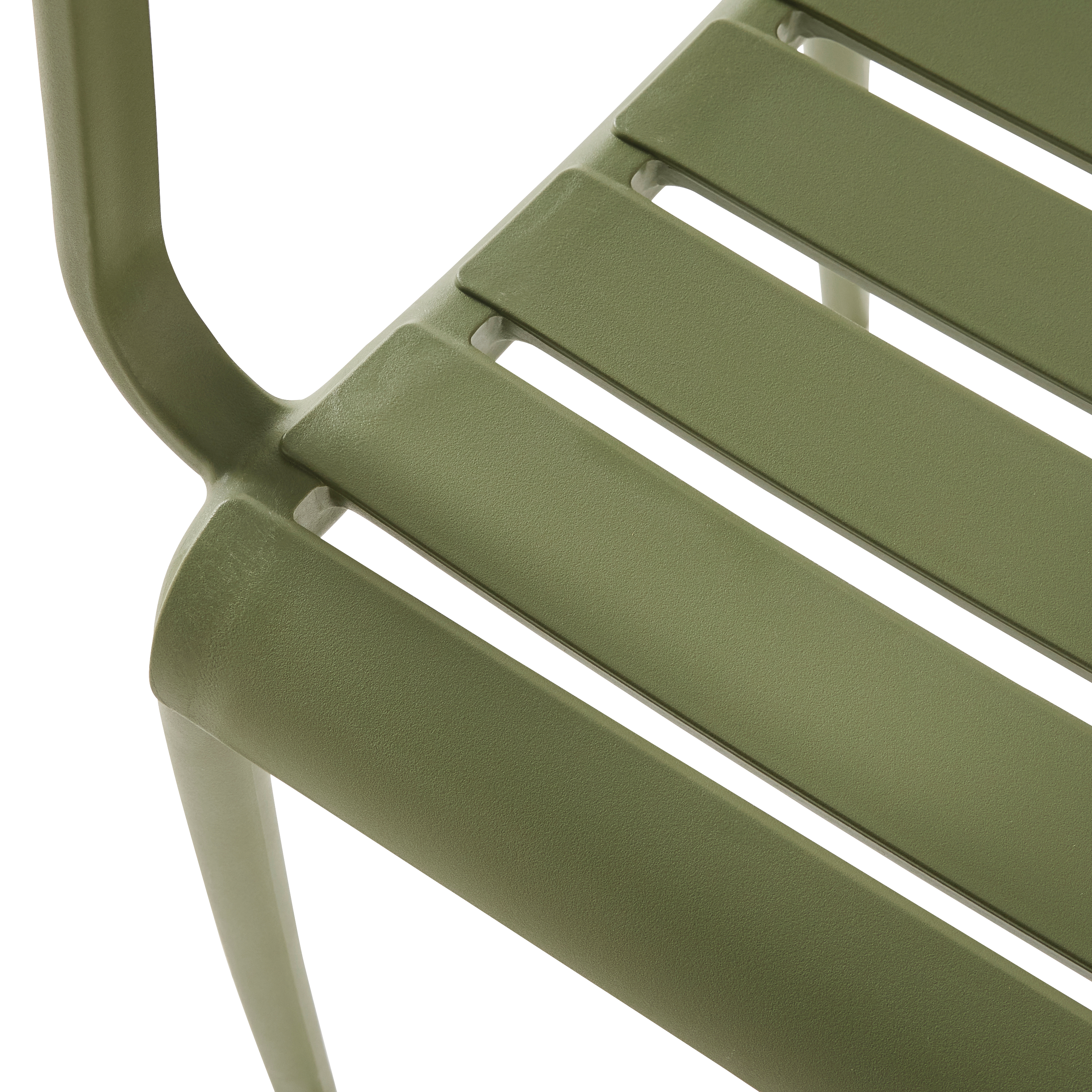 Ecloz - Fauteuil de jardin résine kaki Effie ECLOZ - Image 4