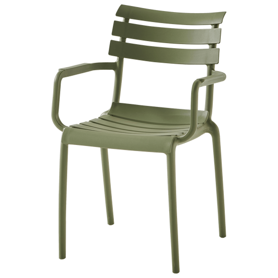 Ecloz - Fauteuil de jardin résine kaki Effie ECLOZ - Image 6