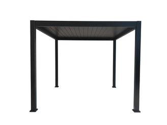 Ecloz - Pergola bioclimatique 3x3m aluminium anthracite ECLOZ