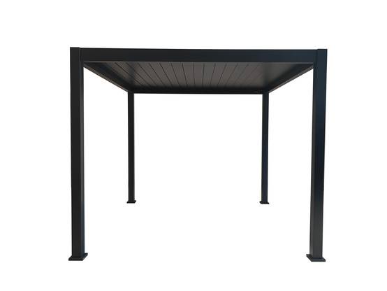 Ecloz - Pergola bioclimatique 3x3m aluminium anthracite ECLOZ - Image 1